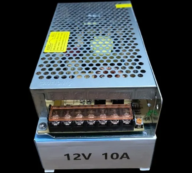 [12V 10A] Fuente Metalica 12V 10A