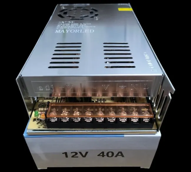 [12V 40A] Fuente Metalica 12V 40A