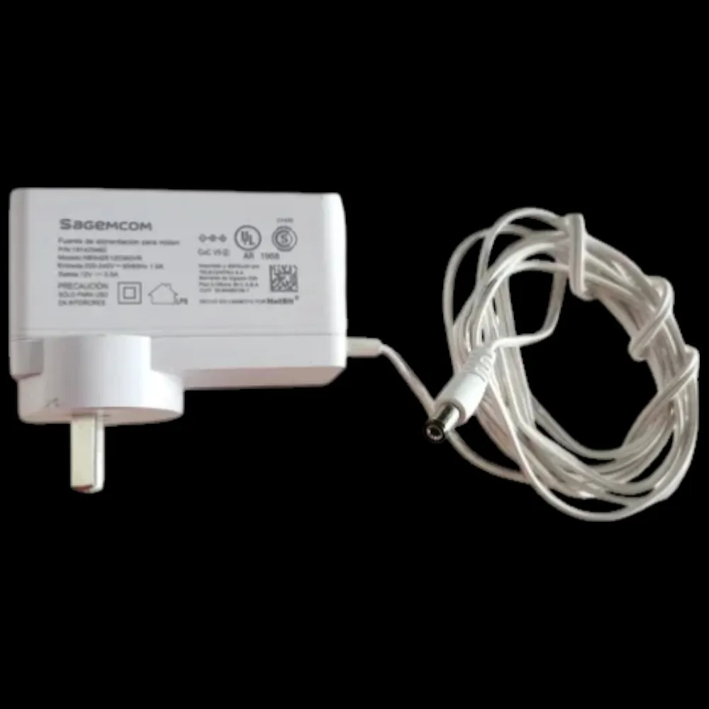 Fuente de Alimentación Sagemcom 12V 3.5A con Ficha DC