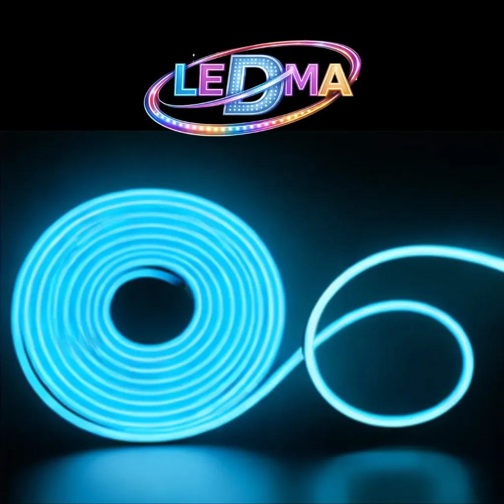 Neon Flex 11x5 - 12v - ip65 exterior - 2835 - CELESTE X METRO