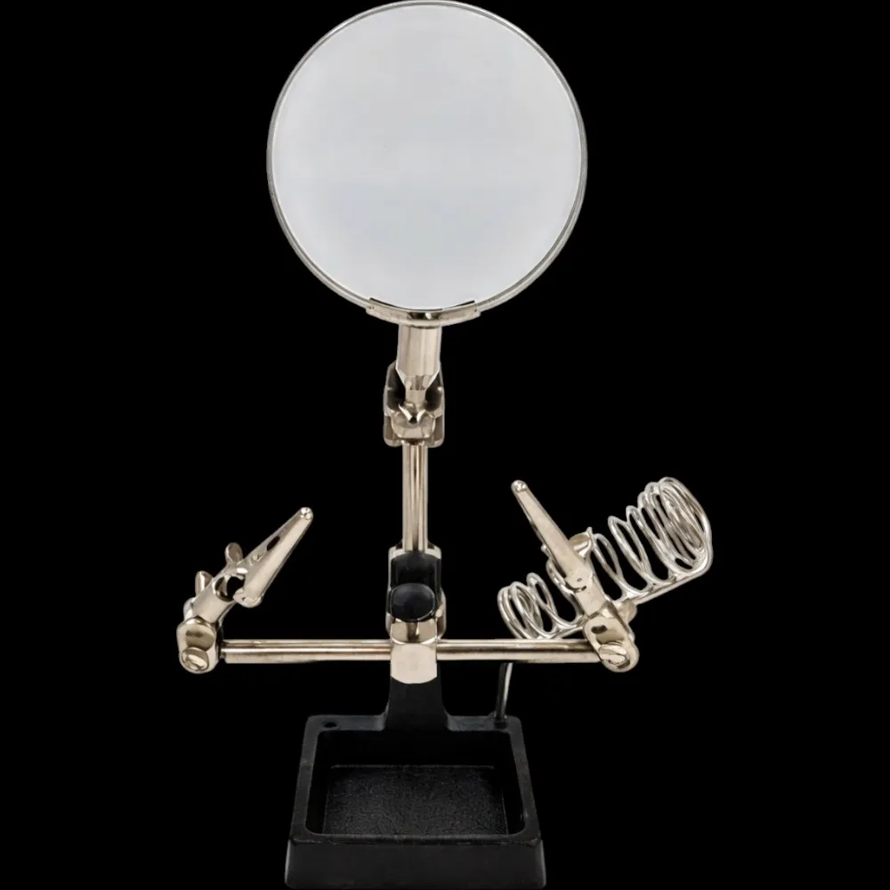 Soporte “Tercera Mano” con Lupa y soporte para Soldadura SL 105